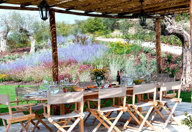 Villa Camino: Aktiviteter, Balkong / terrasse / uteplass, basseng, Eksteriør, Fasiliteter, Sommer, Vår