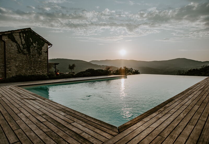 Villa Montini: Activities, Amenities, Balcony / Terrace / Patio, Building Exterior, Facilities, Garden, Pool, Spring, Summer, Wellness