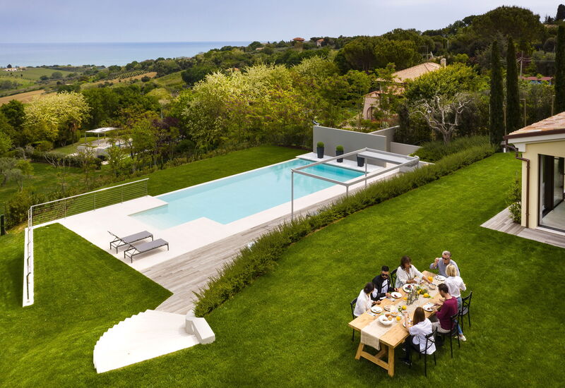 Villa Vecchioni: Activities, Amenities, Balcony / Terrace / Patio, Building Exterior, Facilities, Food, Pool, Spring, Summer, Wellness