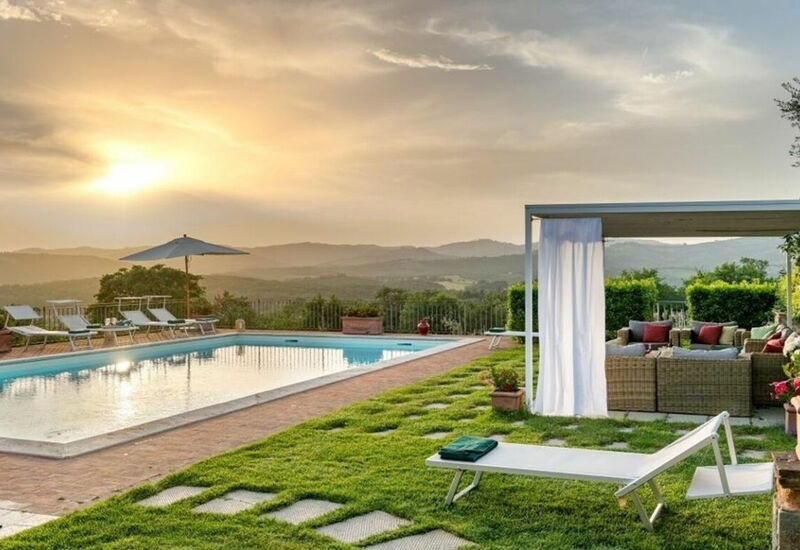 Villa Barberino: Activités, Agréments, Automne, Balcon / Terrasse / Patio, bassin, Été, Extérieurs, Jardin, Printemps