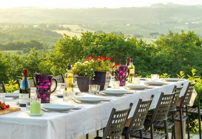 Villa Barberino: Activités, Agréments, Automne, Balcon / Terrasse / Patio, bassin, Été, Extérieurs, Jardin, Printemps