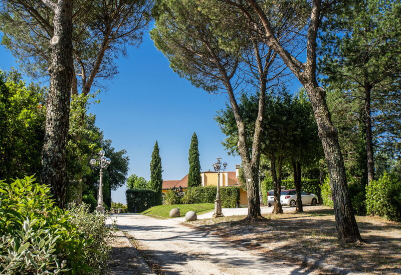 Villa Aldrovandi: Activities, Amenities, Balcony / Terrace / Patio, Building Exterior, Facilities, Garden, Outdoor, Pool, Spring, Summer