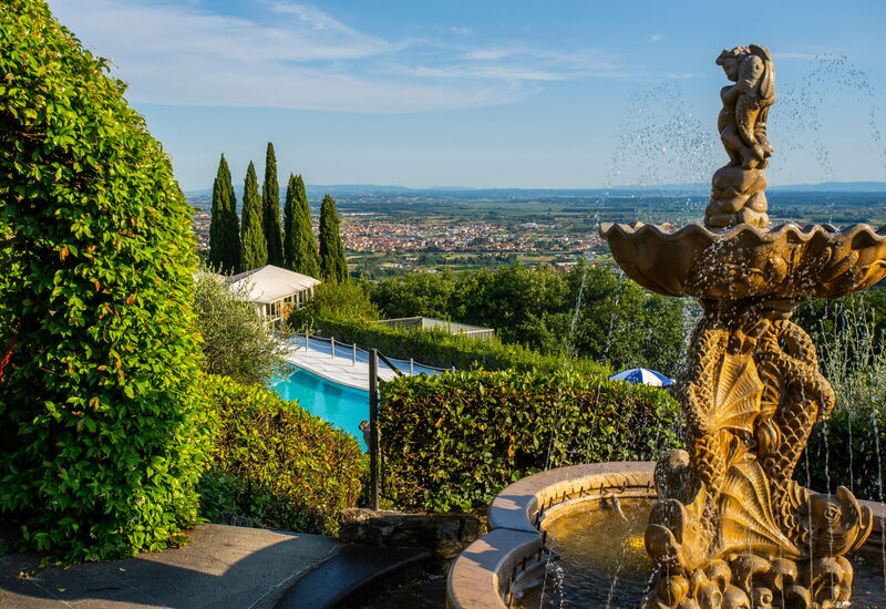 Villa Aldrovandi: Activities, Amenities, Balcony / Terrace / Patio, Building Exterior, Facilities, Garden, Outdoor, Pool, Spring, Summer