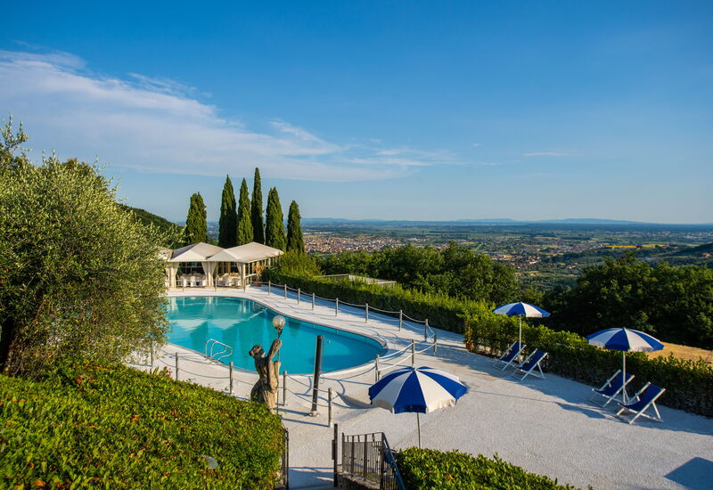 Villa Aldrovandi: Activities, Amenities, Balcony / Terrace / Patio, Building Exterior, Facilities, Garden, Outdoor, Pool, Spring, Summer