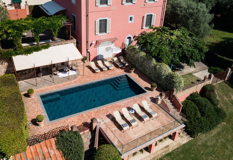 Villa Pink Escape: Agréments, bassin, Bien-être, Entrée principale, Été, Extérieurs, Printemps
