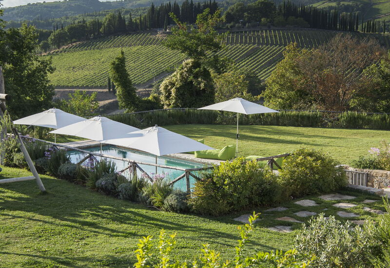 Villa Pianoro: Activities, Amenities, Balcony / Terrace / Patio, Building Exterior, Garden, Pool, Spring, Summer