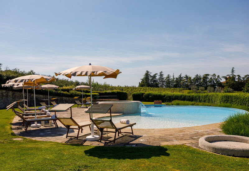 Villa Solina: Activités, Agréments, Balcon / Terrasse / Patio, bassin, Été, Extérieurs, Installations, Jardin, Printemps