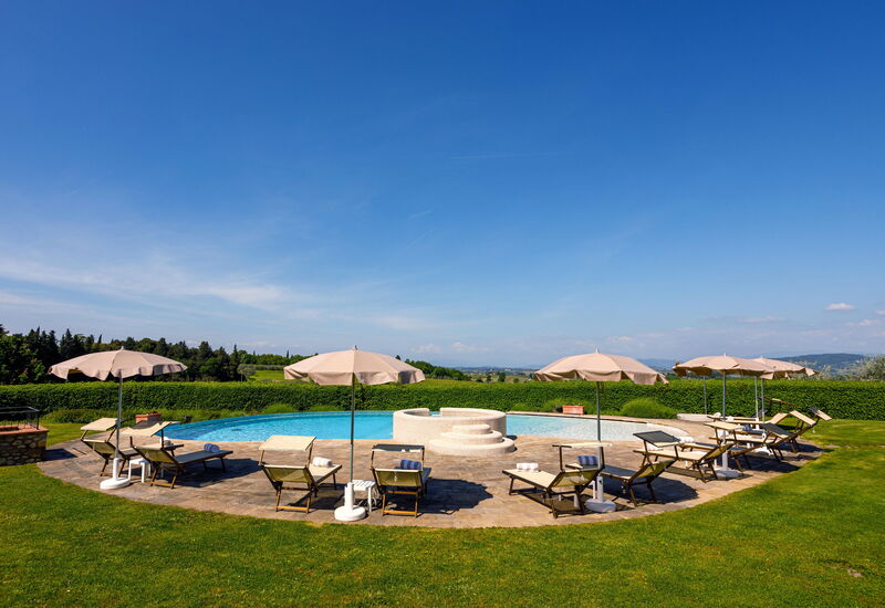 Villa Solina: Activités, Agréments, Balcon / Terrasse / Patio, bassin, Été, Extérieurs, Installations, Jardin, Printemps