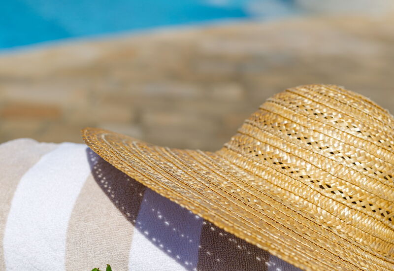 Villa Solina: Activités, Agréments, Balcon / Terrasse / Patio, bassin, Été, Extérieurs, Installations, Jardin, Printemps