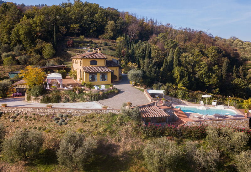 Villa Sole Di Toscana: Activities, Amenities, Balcony / Terrace / Patio, Building Exterior, Facilities, Pool, Spring, Summer, Wellness