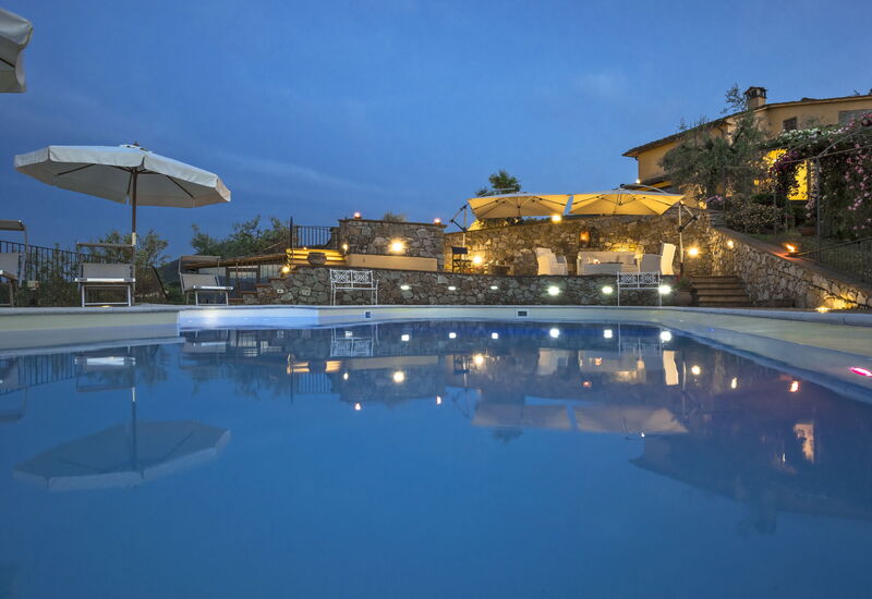 Villa Sole Di Toscana: Activities, Amenities, Balcony / Terrace / Patio, Building Exterior, Facilities, Pool, Spring, Summer, Wellness