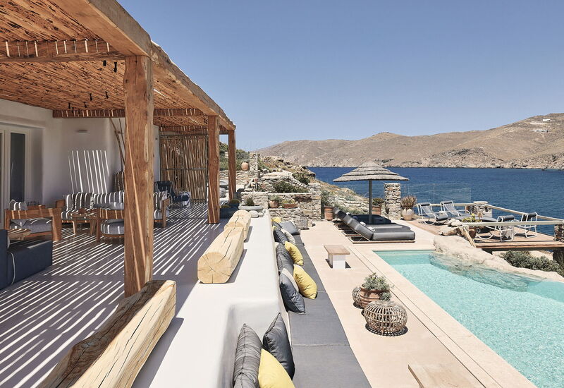 Kyma: Aktiviteter, basseng, Eksteriør, Fasiliteter, Hage, Sommer, Vår