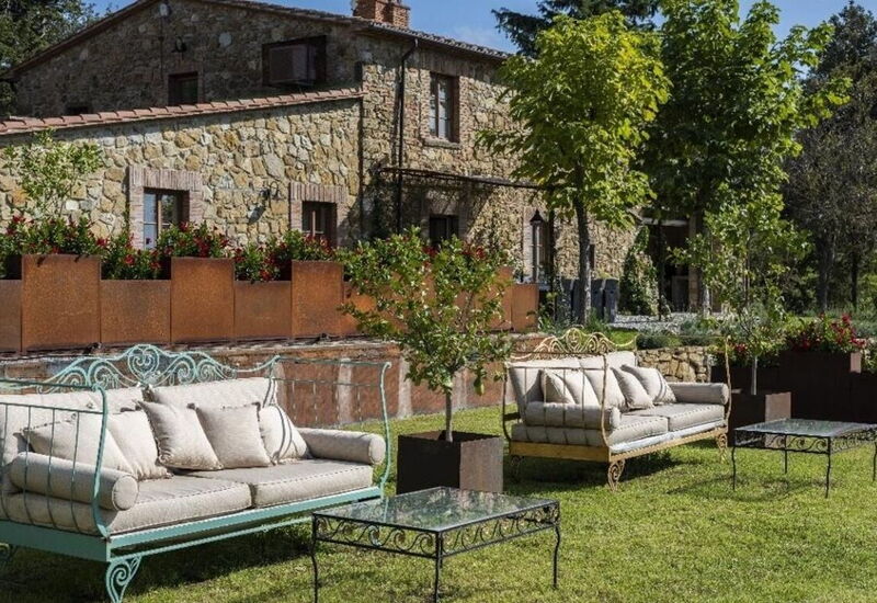 Villa Bolgheri: Activities, Amenities, Balcony / Terrace / Patio, Building Exterior, Garden, Hot Tub, Main Entrance, Outdoor, Pool, Room Detail, Scenic View, Spring, Summer, Wellness
