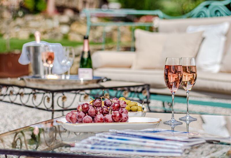 Villa Bolgheri: Activities, Amenities, Balcony / Terrace / Patio, Building Exterior, Garden, Hot Tub, Main Entrance, Outdoor, Pool, Room Detail, Scenic View, Spring, Summer, Wellness