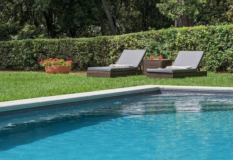 Villa Dante: Balkong / terrasse / uteplass, basseng, Eksteriør, Fasiliteter, Hage, Sommer, Utendørs, Vår