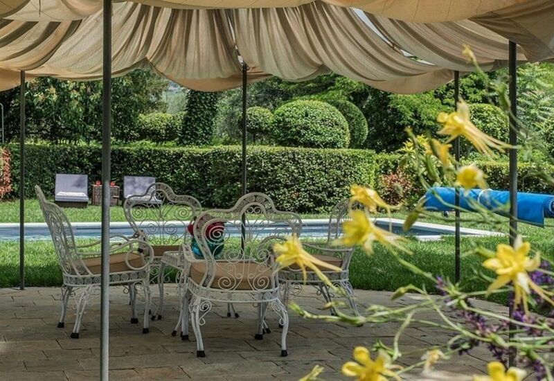 Villa Dante: Balkong / terrasse / uteplass, basseng, Eksteriør, Fasiliteter, Hage, Sommer, Utendørs, Vår