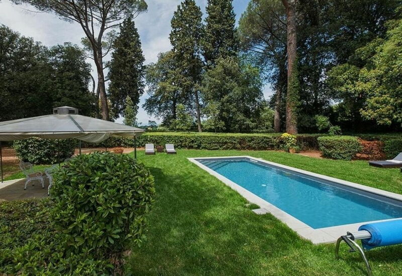 Villa Dante: Balkong / terrasse / uteplass, basseng, Eksteriør, Fasiliteter, Hage, Sommer, Utendørs, Vår