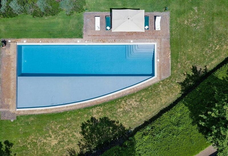 Villa Dal Ponte: Balkong / terrasse / uteplass, basseng, boblebad, Eksteriør, Fasiliteter, Hage, Sommer, Vår, Velferd