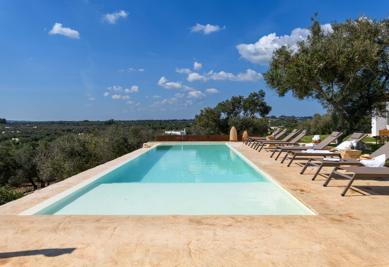 Villa Trullo Il Pajaro: Activities, Amenities, Balcony / Terrace / Patio, Building Exterior, Garden, Kitchen, Main Entrance, Pool, Spring, Summer