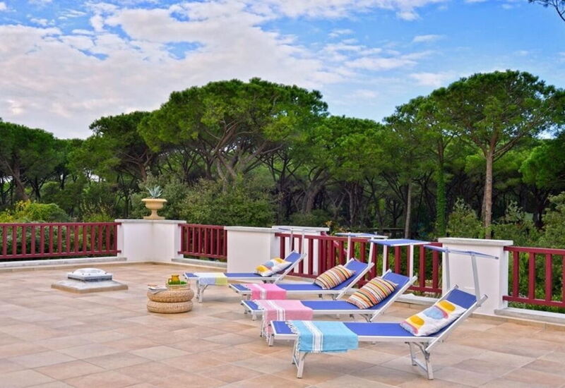 Villa Rossa: Activities, Amenities, Balcony / Terrace / Patio, Bathroom, Building Exterior, Garden, Pool, Spring, Summer