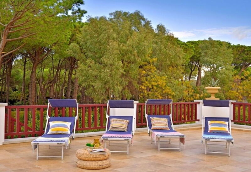 Villa Rossa: Activities, Amenities, Balcony / Terrace / Patio, Bathroom, Building Exterior, Garden, Pool, Spring, Summer