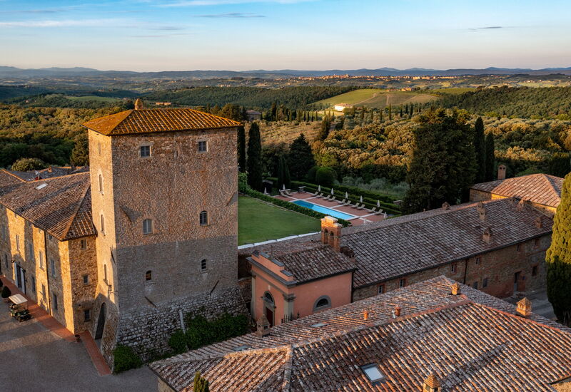 Villa Nero Scopeti: Activities, Balcony / Terrace / Patio, Building Exterior, Garden, Main Entrance, Spring, Summer