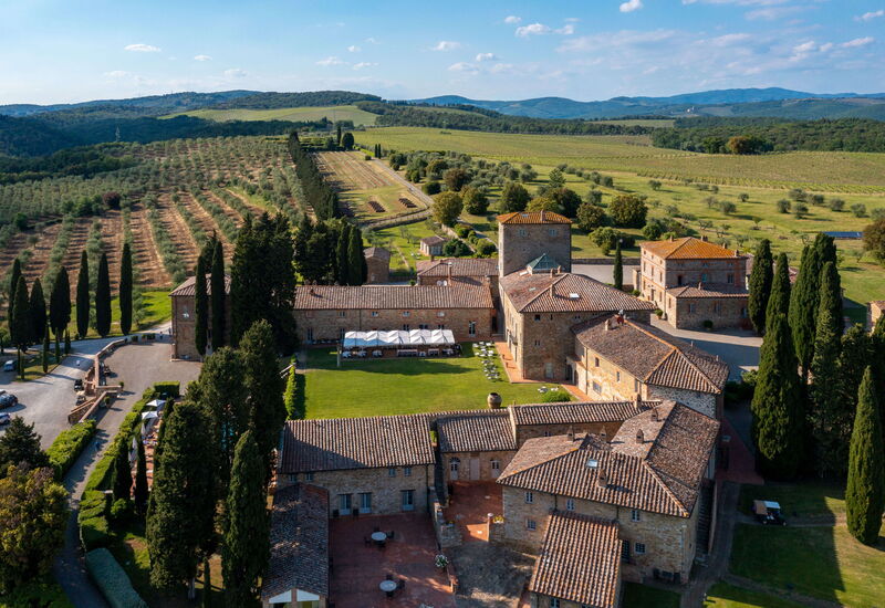 Villa Nero Scopeti: Activities, Balcony / Terrace / Patio, Building Exterior, Garden, Main Entrance, Spring, Summer