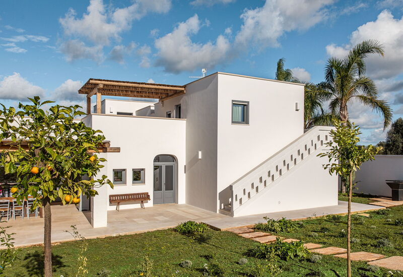 Villa Arancio: Activities, Amenities, Balcony / Terrace / Patio, Building Exterior, Facilities, Food, Kitchen, Pool, Spring, Summer, Wellness