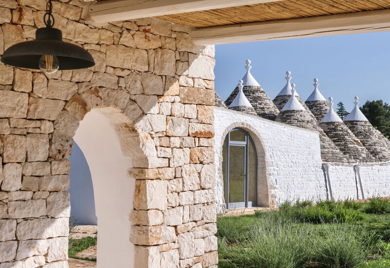 Trullo Cinzia: Activities, Amenities, Balcony / Terrace / Patio, Building Exterior, Facilities, Garden, Pool, Spring, Summer