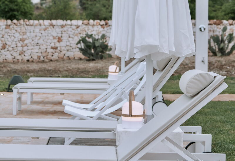 Trullo Cinzia: Activities, Amenities, Balcony / Terrace / Patio, Building Exterior, Facilities, Garden, Pool, Spring, Summer