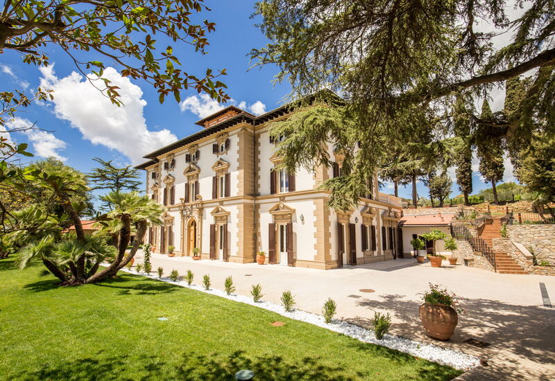 Villa Paola 14: Activities, Amenities, Balcony / Terrace / Patio, Building Exterior, Garden, Main Entrance, Pool, Room Detail, Spring, Summer