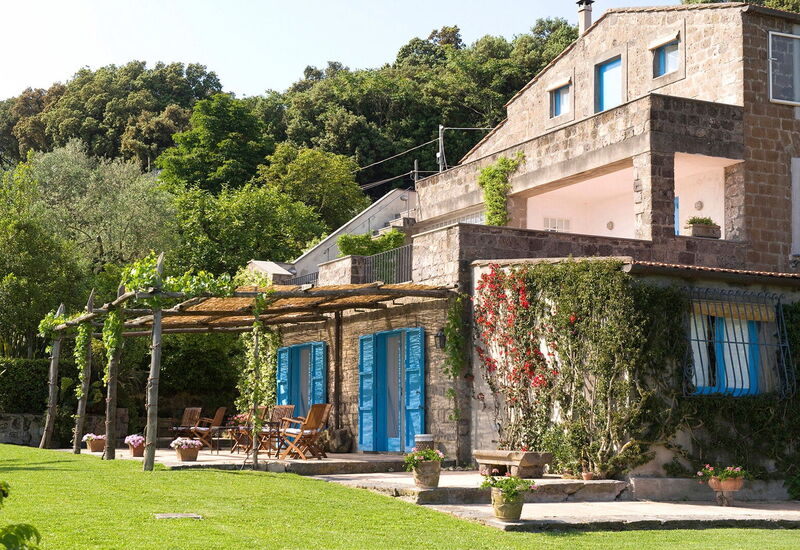 Villa Serini: Activities, Amenities, Balcony / Terrace / Patio, Building Exterior, Garden, Main Entrance, Spring, Summer