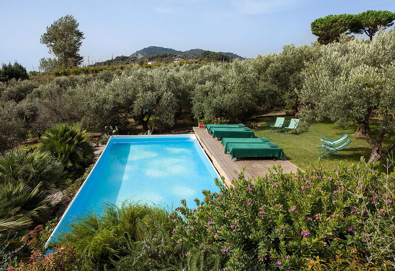 Villa Serini: Activities, Amenities, Balcony / Terrace / Patio, Building Exterior, Garden, Main Entrance, Spring, Summer