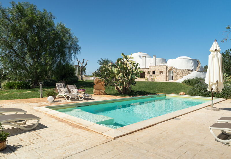 Trullo Padronale: Amenities, Building Exterior, Garden, Kitchen, Main Entrance, Outdoor, Spring, Summer