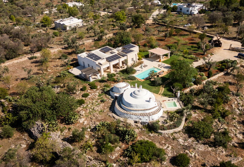 Trullo Padronale: Amenities, Building Exterior, Garden, Kitchen, Main Entrance, Outdoor, Spring, Summer