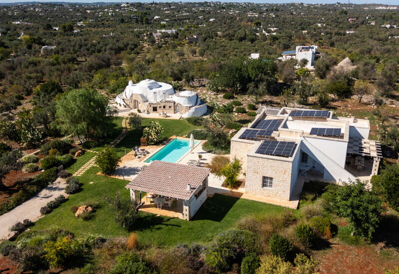 Trullo Padronale: Amenities, Building Exterior, Garden, Kitchen, Main Entrance, Outdoor, Spring, Summer