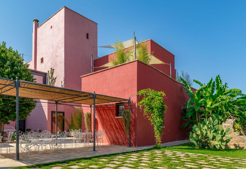 Villa Arabesque: Activities, Balcony / Terrace / Patio, Building Exterior, Hot Tub, Main Entrance, Outdoor, Pool, Spring, Summer