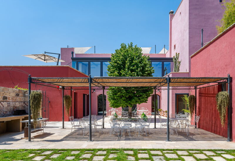 Villa Arabesque: Activities, Balcony / Terrace / Patio, Building Exterior, Hot Tub, Main Entrance, Outdoor, Pool, Spring, Summer